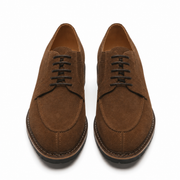 Brown Suede Derby Shoes for Men