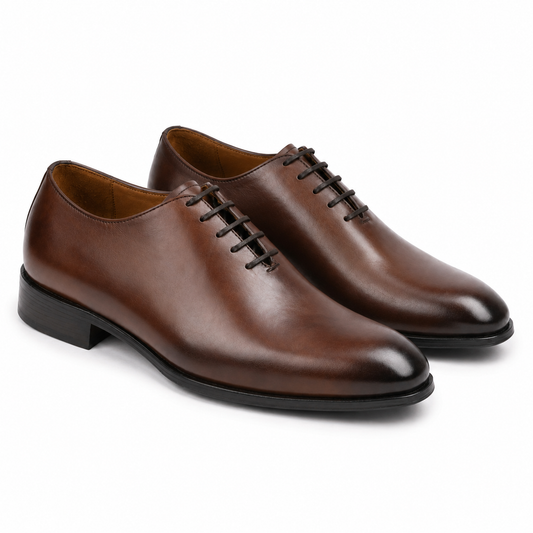 Brown Wholecut Oxford – Premium Leather