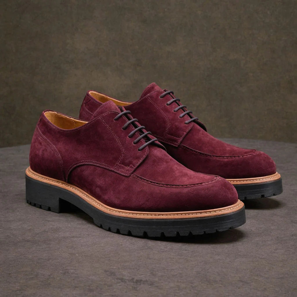 Leather Orion Chunky Derby Shoes