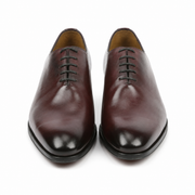Burgundy Wholecut Oxford Shoes for Men – Premium Leather