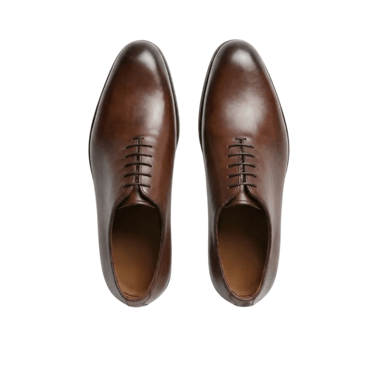 Camden Brown Wholecut Oxford Shoes for Men