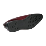 Camden Wholecut Oxford oxblood leather – heel and sole detail