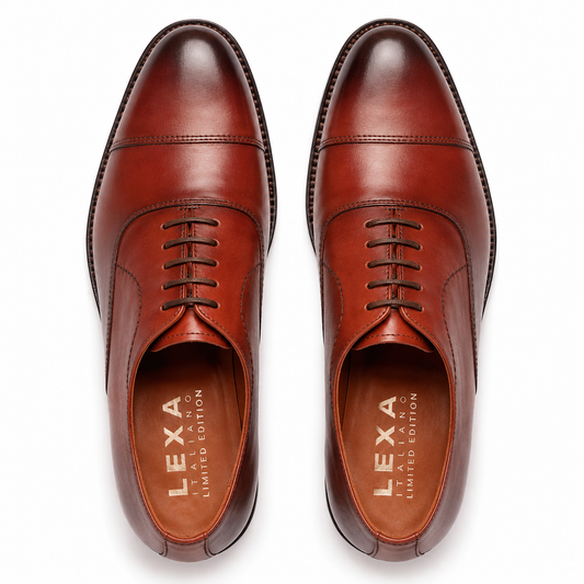 Captoe Classic Lace-Up Shoes – Pure Italian Leather