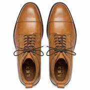 Captoe Work Boots in Tan Vegano & Tobacco Suede for Men