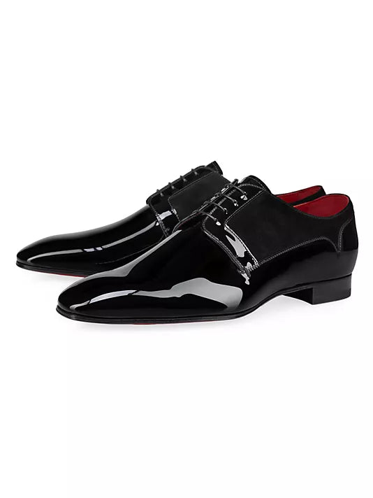 Christian Louboutin Chickito W Patent Leather Derby Shoes