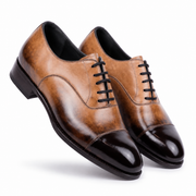 Classic Handmade Shiny Leather Oxford Shoes