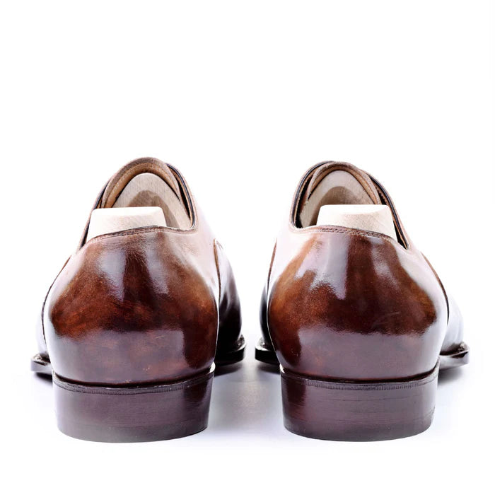 Classic Handmade Shiny Leather Oxford Shoes