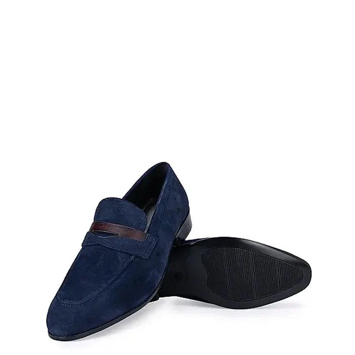 Classic Suede Penny Leather Formal Loafers