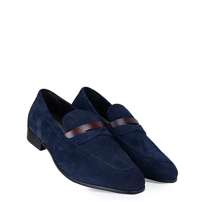 Classic Suede Penny Leather Formal Loafers