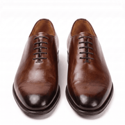 Cognac Wholecut Oxford – Hand-Finished Leather