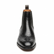 Croc Print Leather & Suede Seville Slip On Chelsea Boots in different color