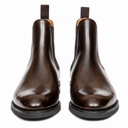 Dark Brown Leather Chelsea Boots for Men