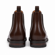 Dark Brown Leather Chelsea Boots for Men