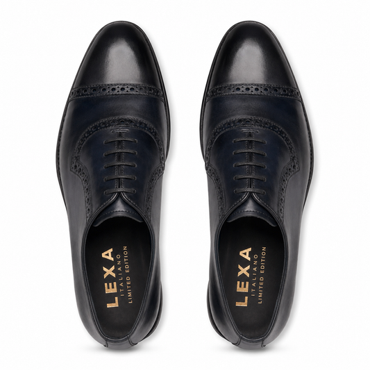 Horacio Cap-toe Adelaide Oxford Shoes for Men – Navy