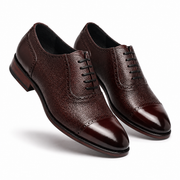 Huayra-Adelaide Oxford – Burgundy Textured Leather