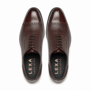 Huayra-Adelaide Oxford – Burgundy Textured Leather