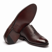 Huayra-Adelaide Oxford – Burgundy Textured Leather
