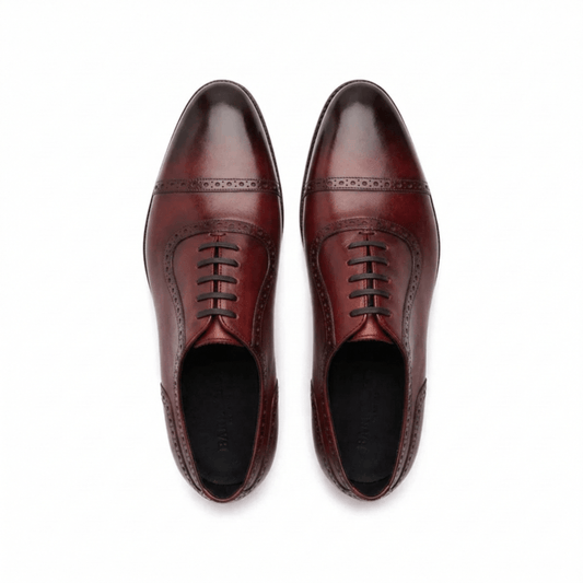 Huayra Adelaide Oxford Shoes for Men – Bordeaux