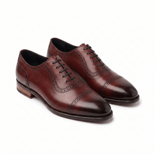 Huayra Adelaide Oxford Shoes for Men – Bordeaux