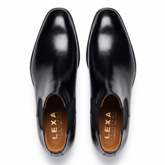 Leather Lucca Slip On Chelsea Boots