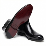 Leather Lucca Slip On Chelsea Boots