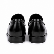 Lorenzo Men's Black Leather Shoes