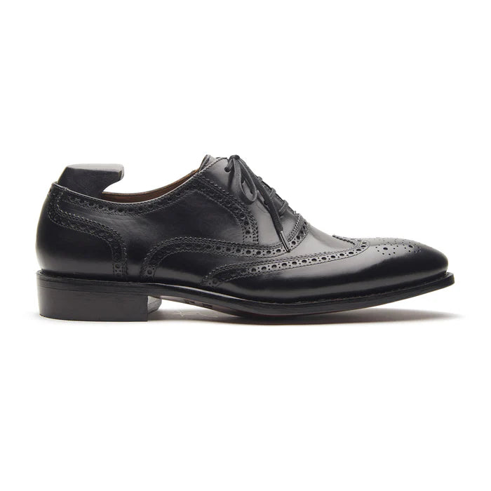 Marcell-Full Brogue Oxford - Black Box Calf | Classics