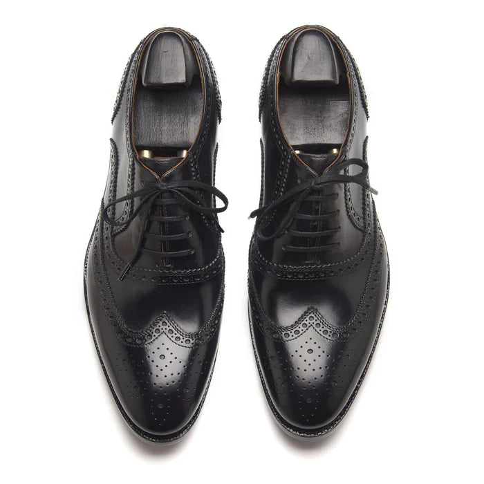 Marcell-Full Brogue Oxford - Black Box Calf | Classics