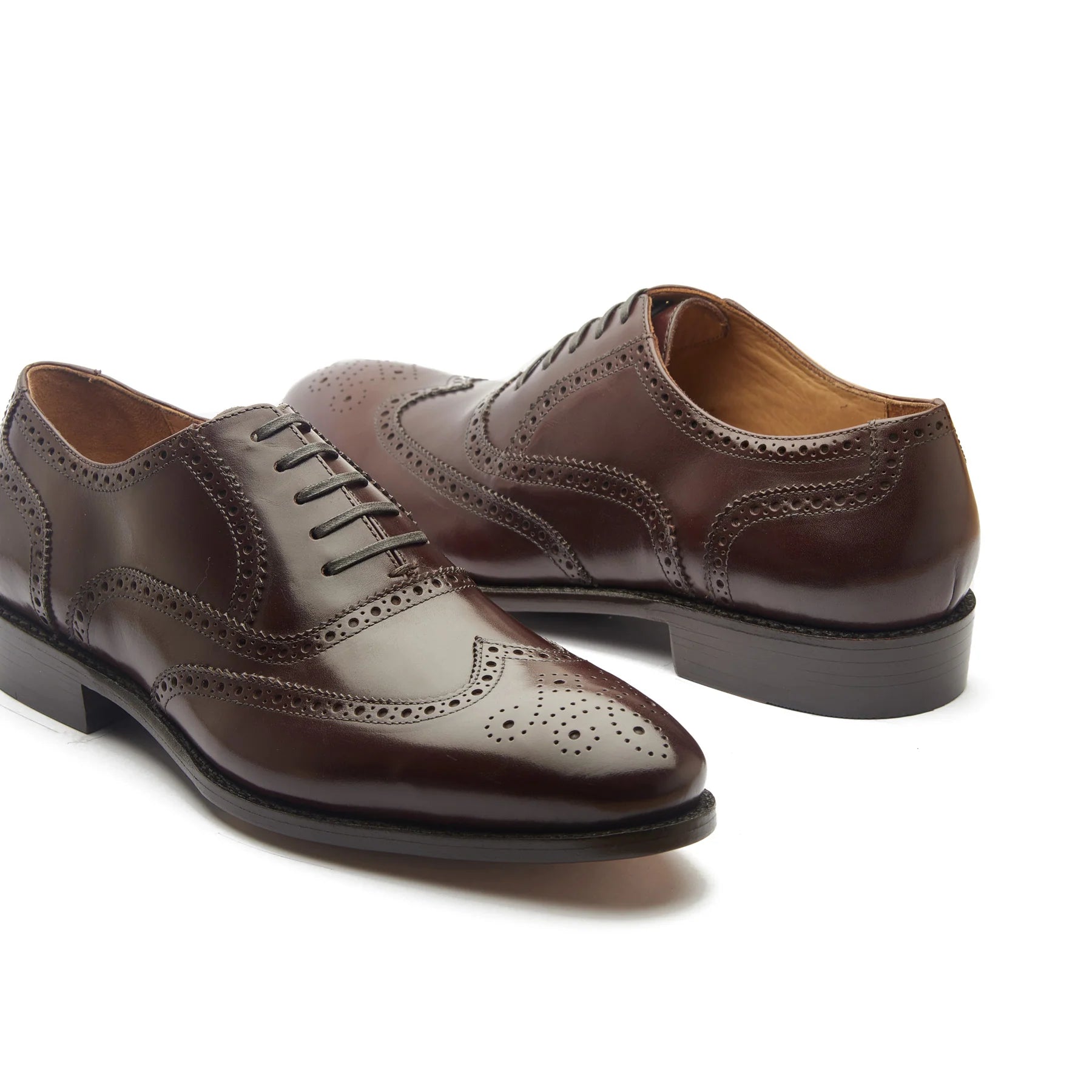 Marcell Full Brogue Oxford - Rosewood Brown