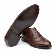 Marcell Full Brogue Oxford Shoes for Men – London Tan