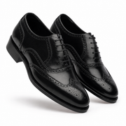 Marcell Full Brogue Oxford – Black Box Calf