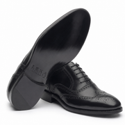 Marcell Full Brogue Oxford – Black Box Calf