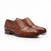 Marcell Full Brogue Oxford Shoes for Men – Chestnut