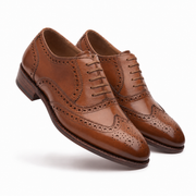 Marcell Full Brogue Oxford Shoes for Men – Chestnut