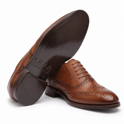 Marcell Full Brogue Oxford Shoes for Men – Chestnut