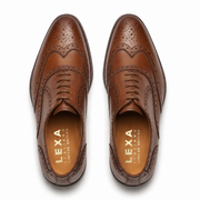 Marcell Full Brogue Oxford Shoes for Men – Chestnut