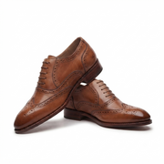 Marcell Full Brogue Oxford Shoes for Men – Chestnut