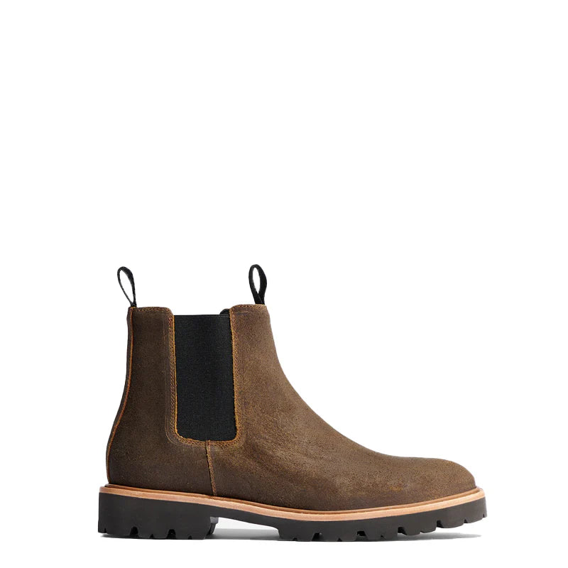 Midnight Double Strip Leather Chelsea Boots