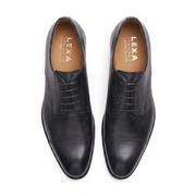 Navy Vegano Derby Shoes for Men