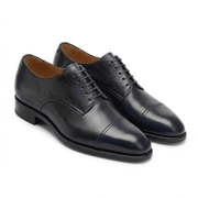 Navy Vegano Derby Shoes for Men