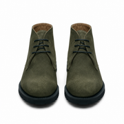 Olive Suede Chukka Boots for Men