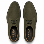 Olive Suede Chukka Boots for Men