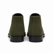 Olive Suede Chukka Boots for Men