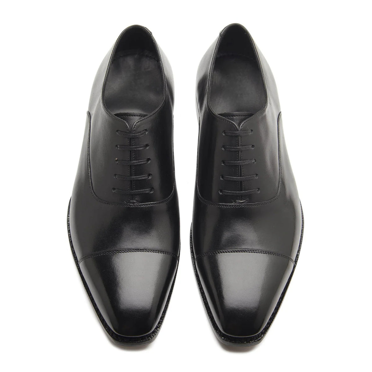 Oscar Cap-toe Oxford - Black Hand Welted