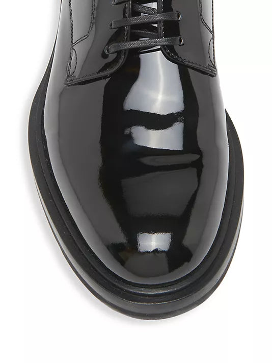 Patent Leather Derby Shoes