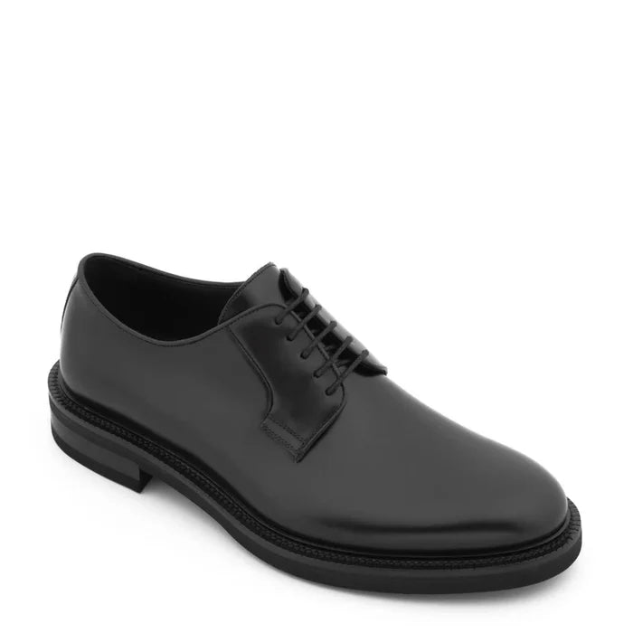 Premium Lace-Up Leather Derby Shoes