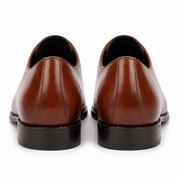 Tan Brown Leather Oxford Shoes for Men
