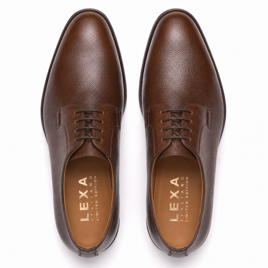 Tan Plain-Toe Oxford – Classic Formal Shoe