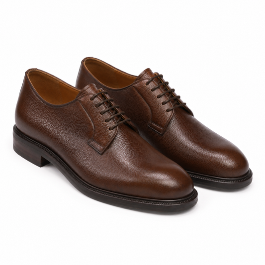 Tan Plain-Toe Oxford – Classic Formal Shoe