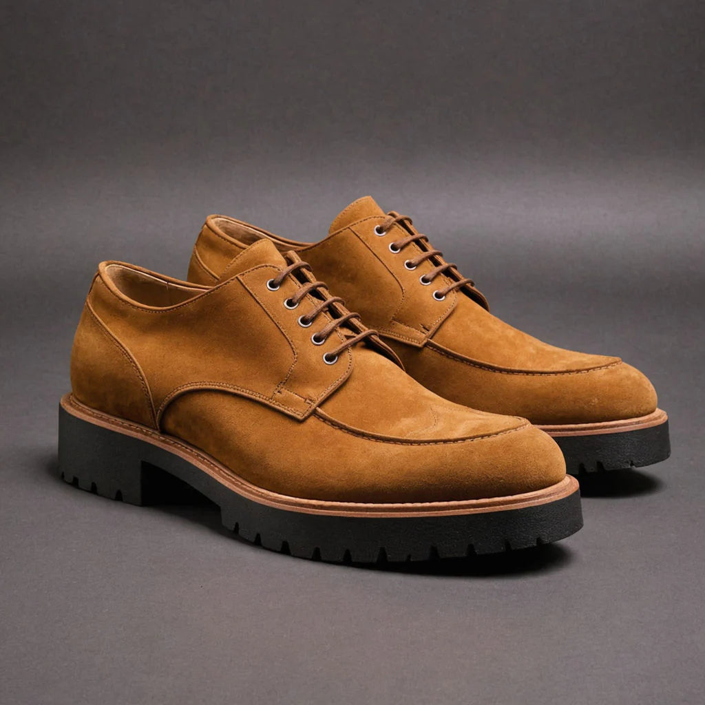 Leather Orion Chunky Derby Shoes